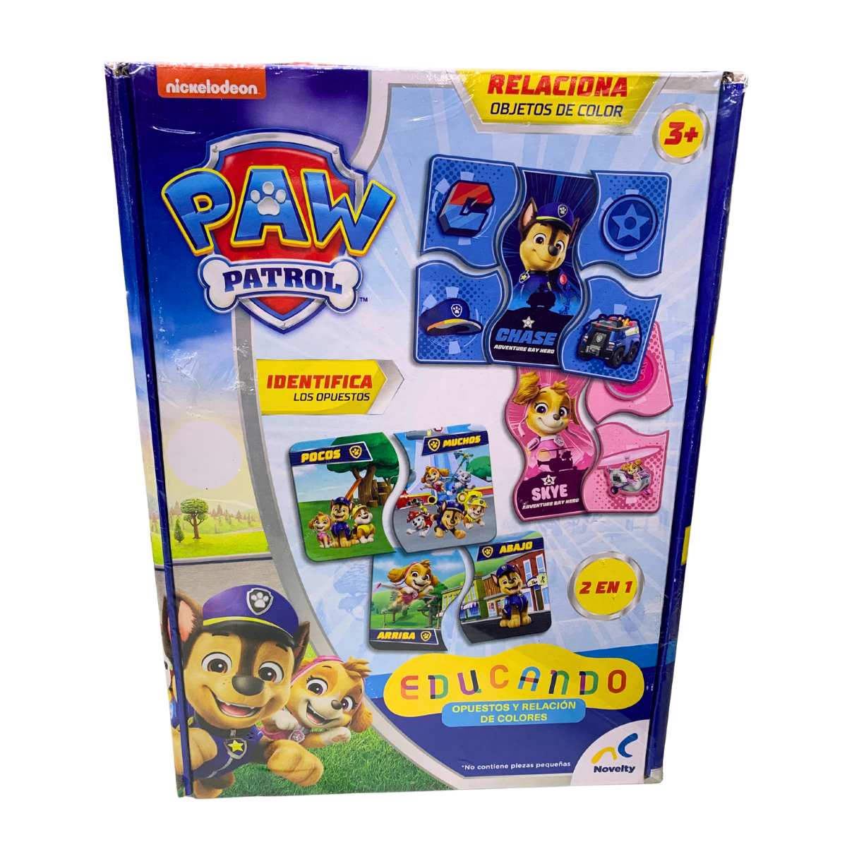 OPUESTOS Y RELACION DE COLORES PAW PATROL