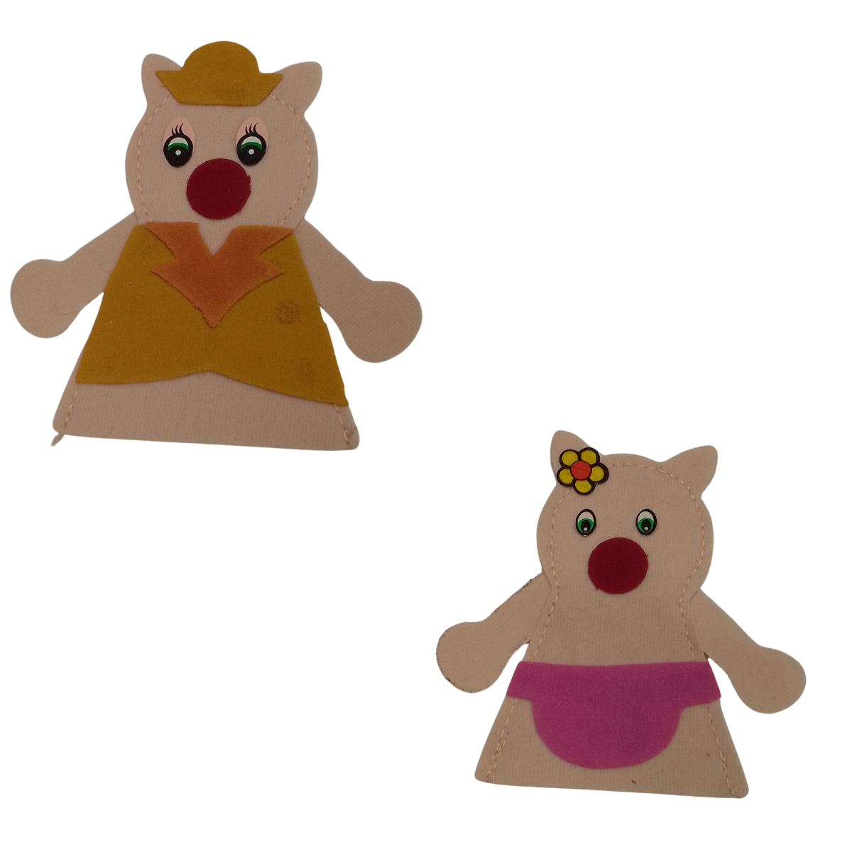 Titeres de Dedo Los 3 Cochinitos - Imagen 4