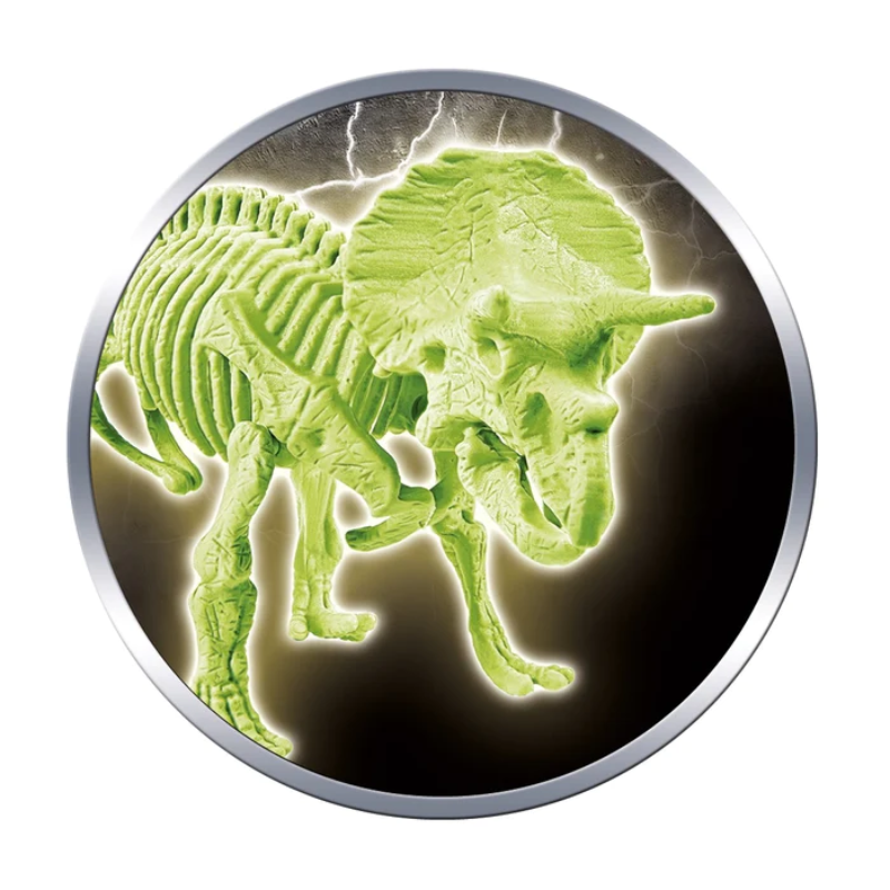 ARQUEOJUGANDO TRICERATOPS FOSFORESCENTE - CLEMENTONI