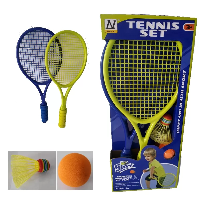 SET DE RAQUETAS TENNIS INFANTIL