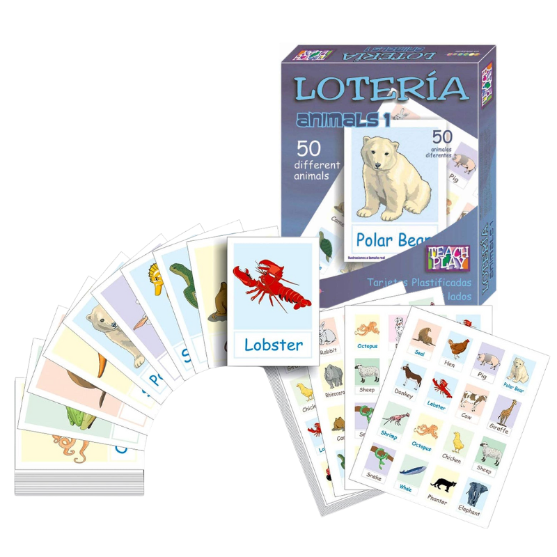 LOTERIA ANIMALS 1 - TEACH PLAY