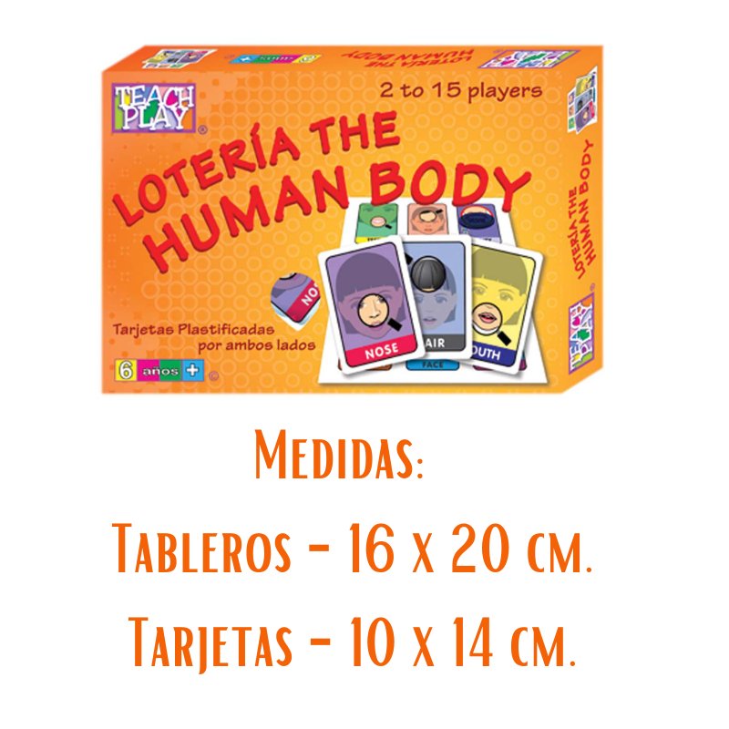 LOTERIA THE HUMAN BODY - TEACH PLAY