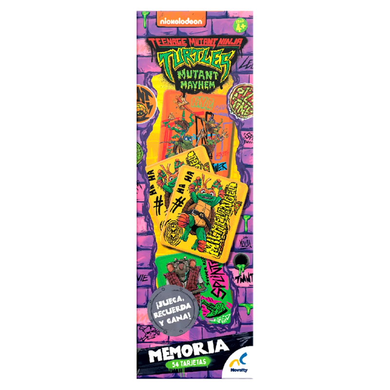 MEMORIA TORTUGAS NINJA – NOVELTY
