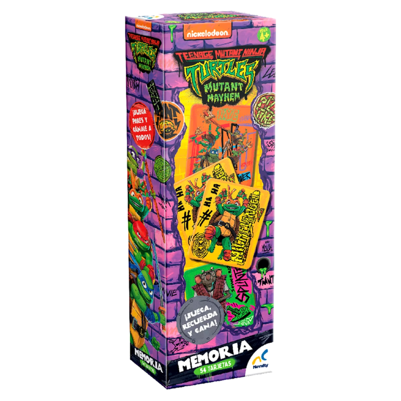 MEMORIA TORTUGAS NINJA – NOVELTY