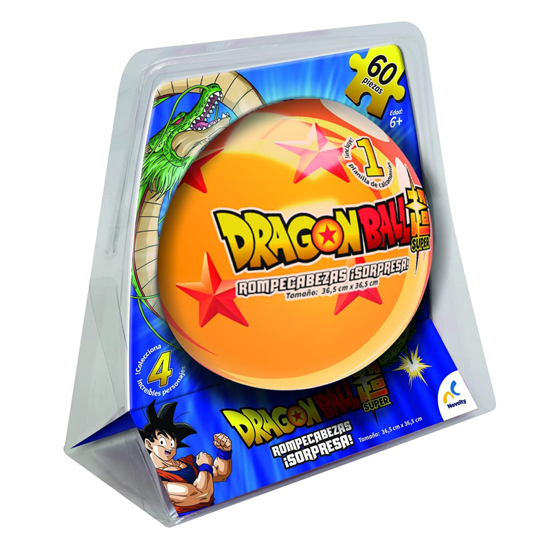 ROMPECABEZAS ESFERA 60 PIEZAS DRAGON BALL SUPER - NOVELTY