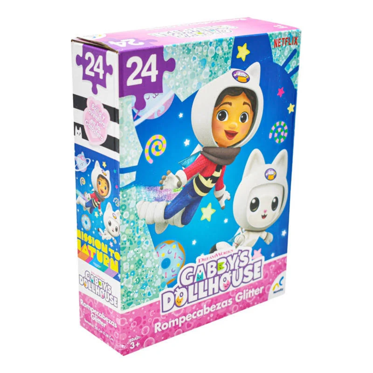 Rompecabezas Glitter 24 Piezas La Casa de Gabby – Novelty – Juguetes ...