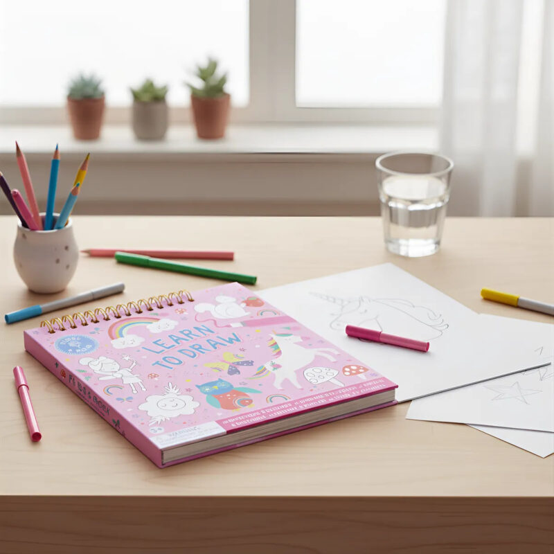 Aprendiendo a Dibujar Reutilizable Hadas y Arcoiris – Floss & Rock