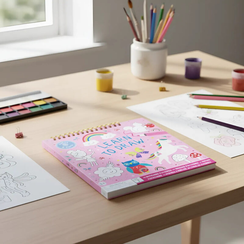 Aprendiendo a Dibujar Reutilizable Hadas y Arcoiris – Floss & Rock