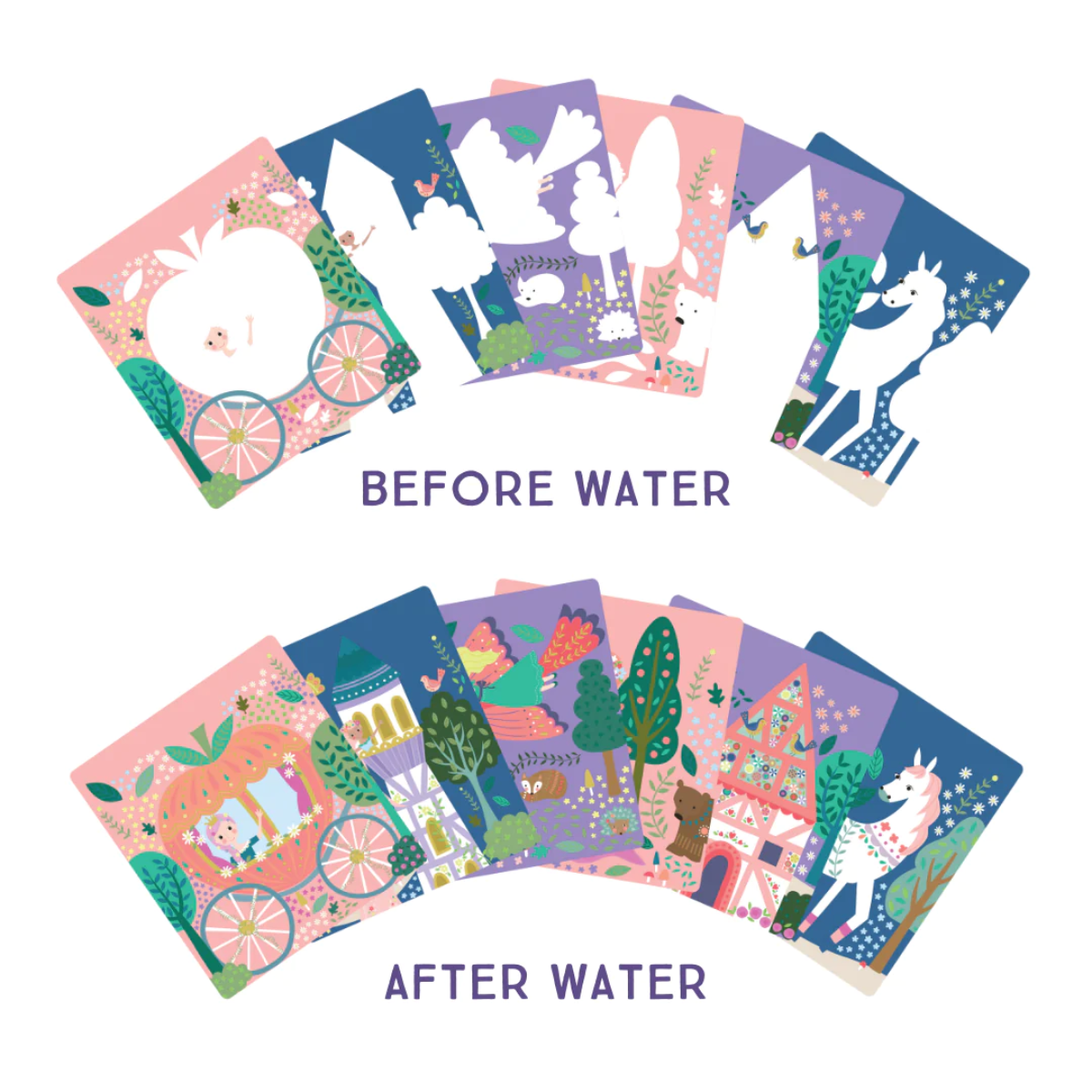 LIBRO MAGICO PARA COLOREAR CUENTO DE HADAS - FLOSS & ROCK