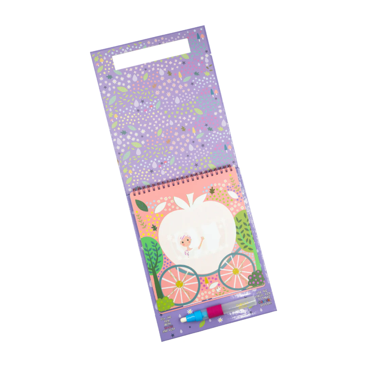 LIBRO MAGICO PARA COLOREAR CUENTO DE HADAS - FLOSS & ROCK