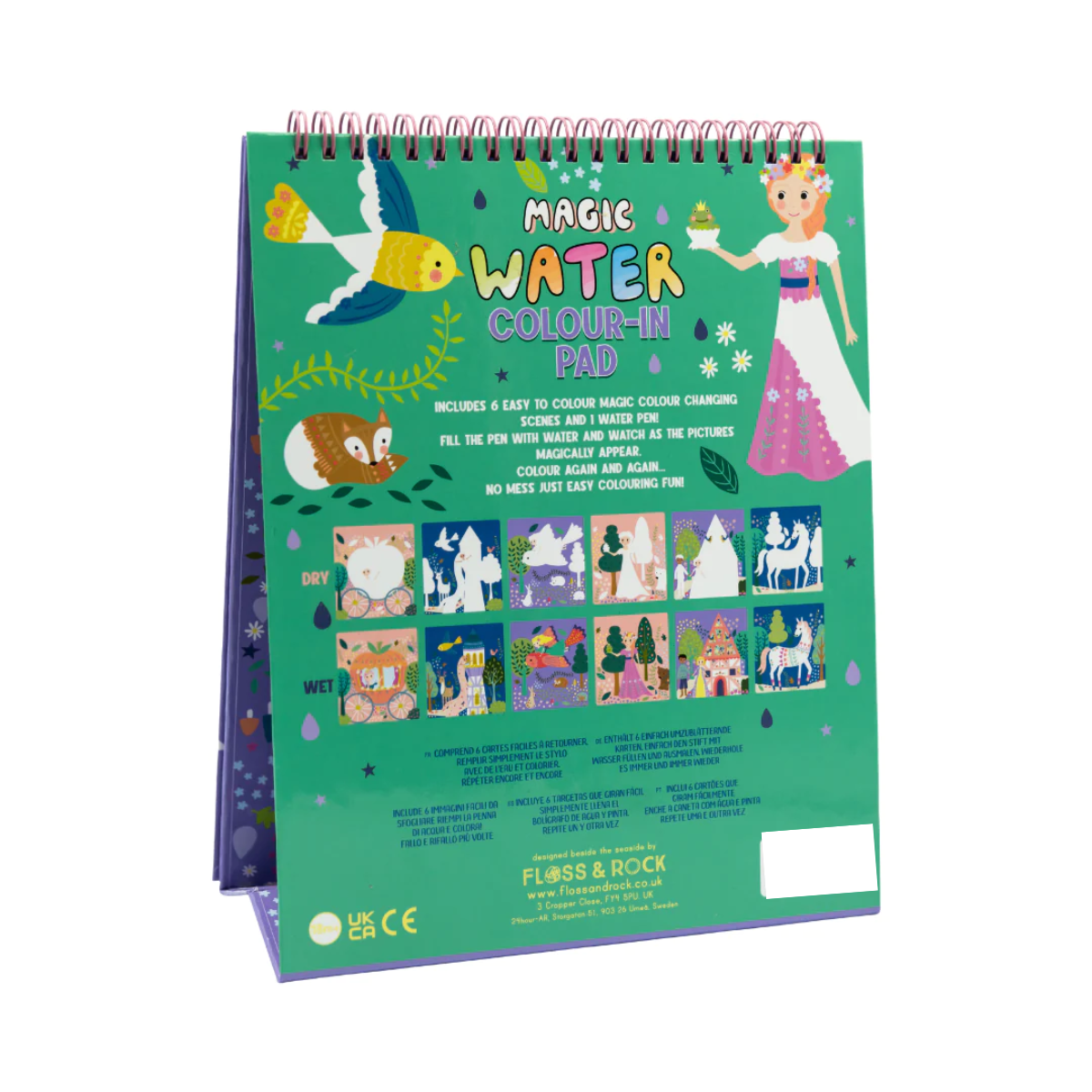LIBRO MAGICO PARA COLOREAR CUENTO DE HADAS - FLOSS & ROCK