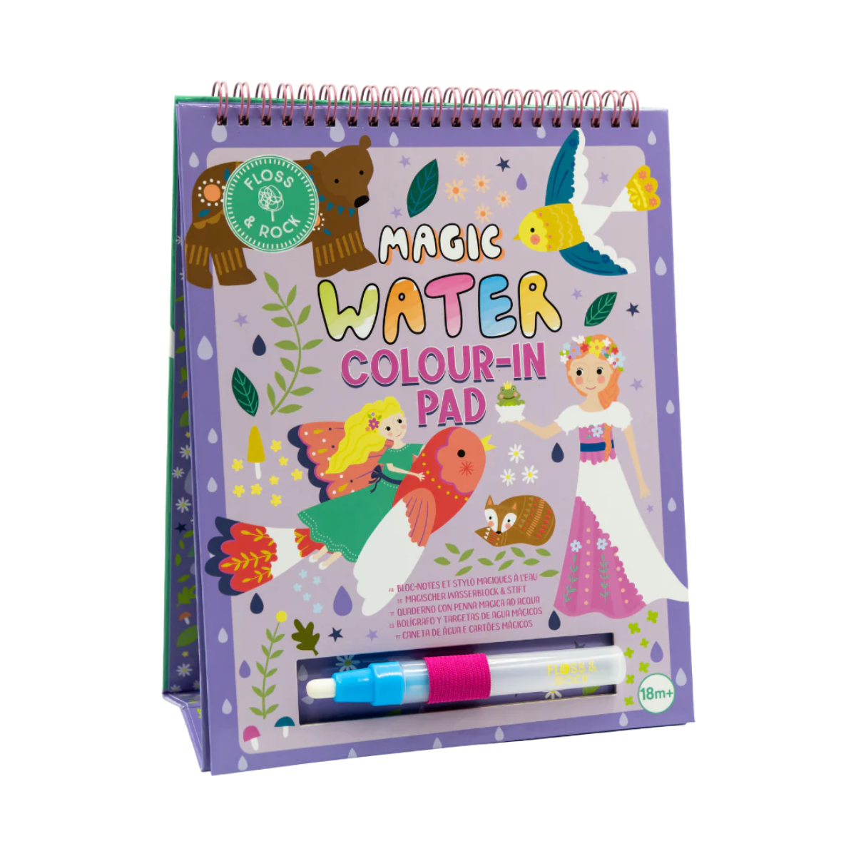 LIBRO MAGICO PARA COLOREAR CUENTO DE HADAS - FLOSS & ROCK