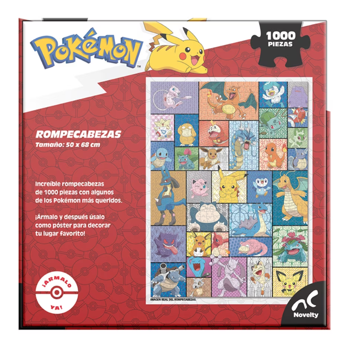 ROMPECABEZAS 1000 PIEZAS POKEMON - NOVELTY