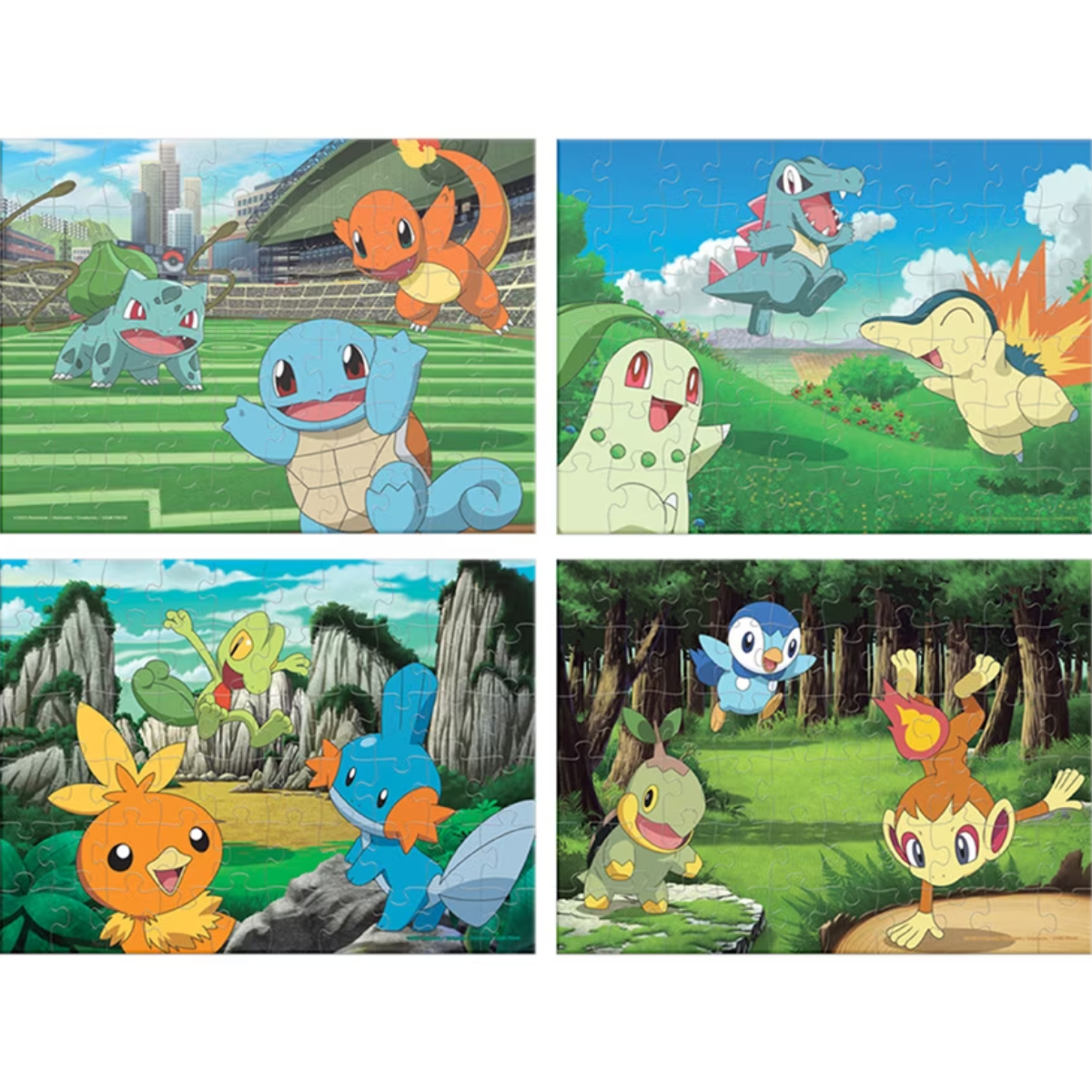 ROMPECABEZAS 4 EN 1 POKEMON 60 PIEZAS - NOVELTY
