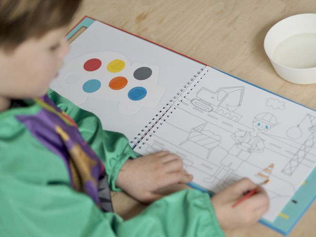 Mi Cuaderno Para Pintar Construcción – Floss & Rock