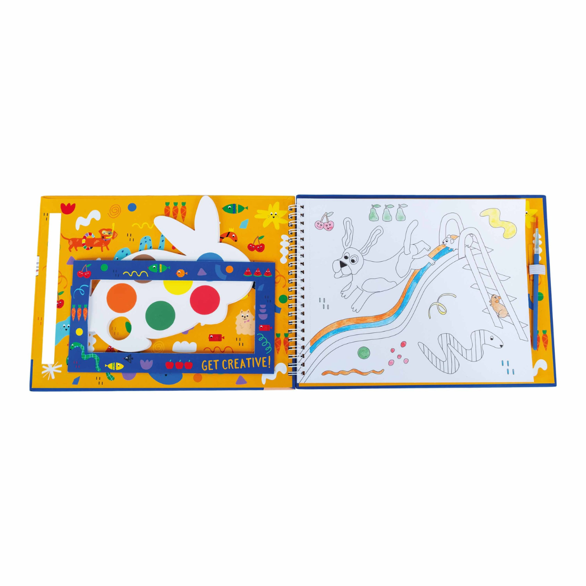 CUADERNO PARA PINTAR MASCOTAS - FLOSS & ROCK