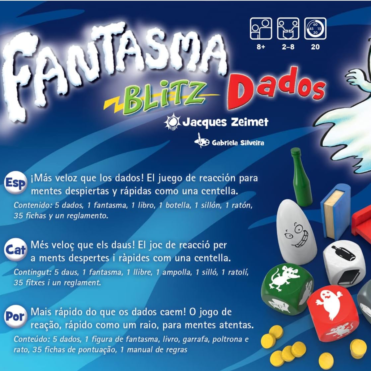 FANTASMA BLITZ DADOS - DEVIR