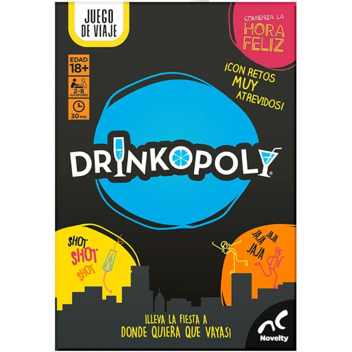 DRINKOPOLY JUEGO DE VIAJE - NOVELTY