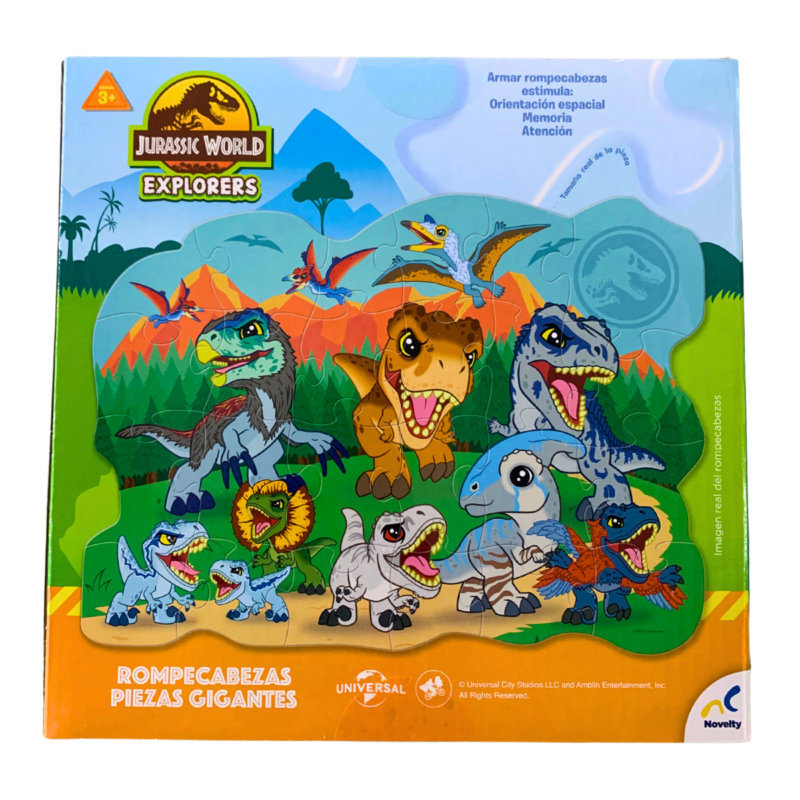 ROMPECABEZAS JURASSIC WORLD PIEZAS GIGANTES