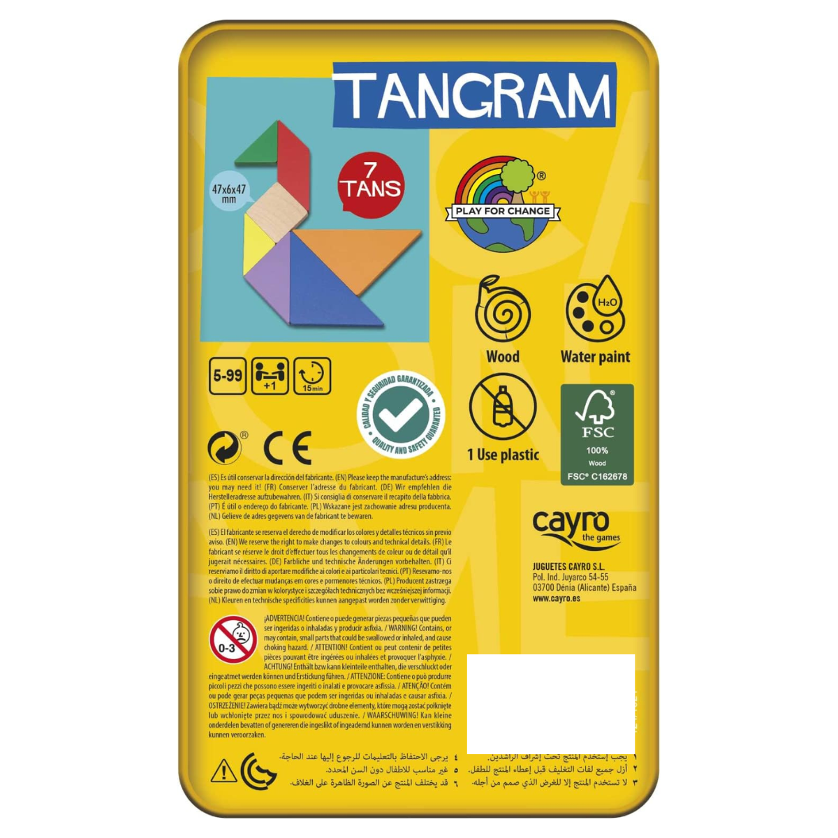 TANGRAM JUEGO DE VIAJE - CAYRO