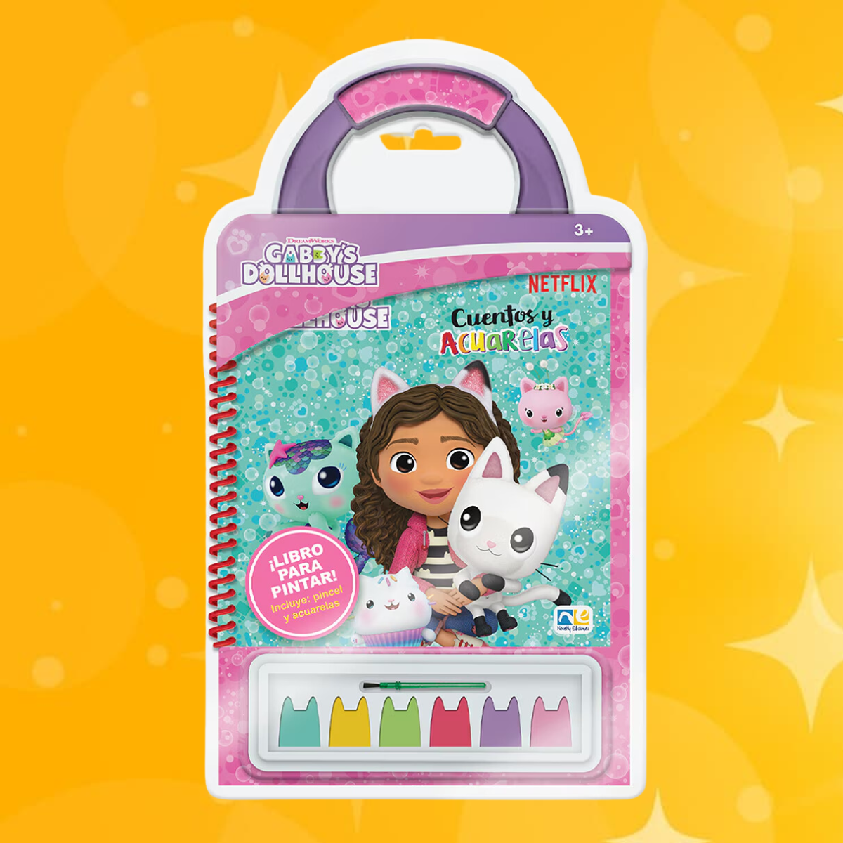 CUENTOS Y ACUARELAS GABBY DOLLHOUSE - NOVELTY