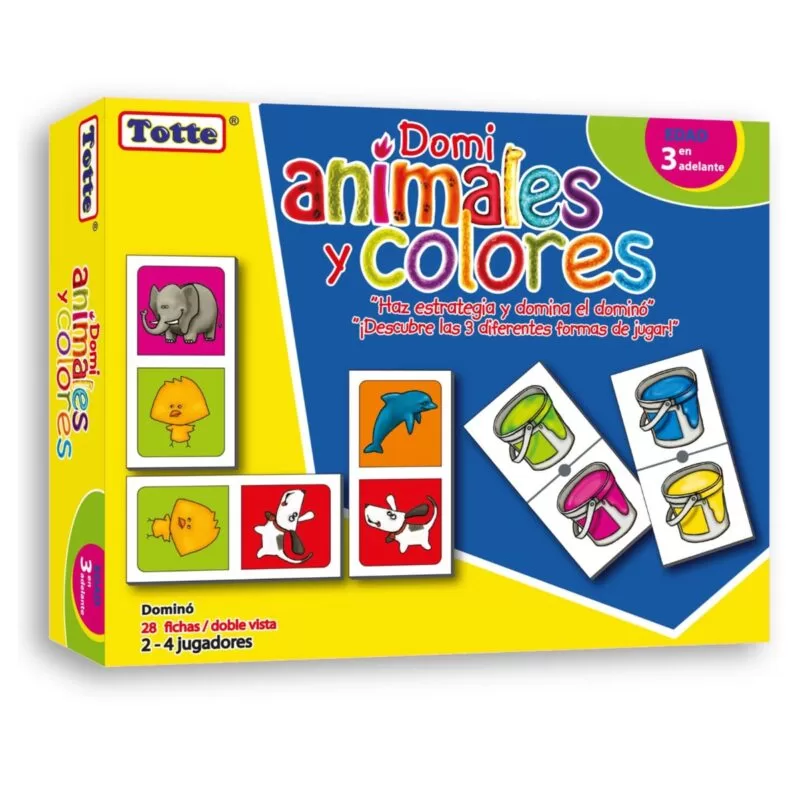 Domino Animales y colores Totte
