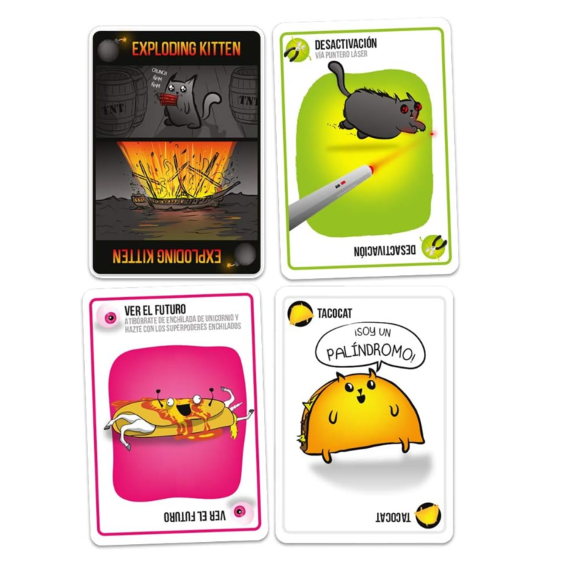 EXPLODING KITTENS JUEGO DE CARTAS