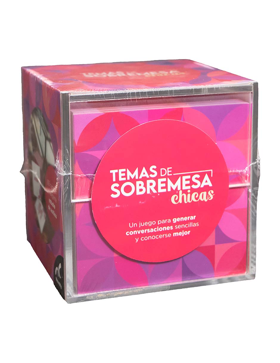 Juego De Cartas Temas De Sobremesa Chicas Novelty
