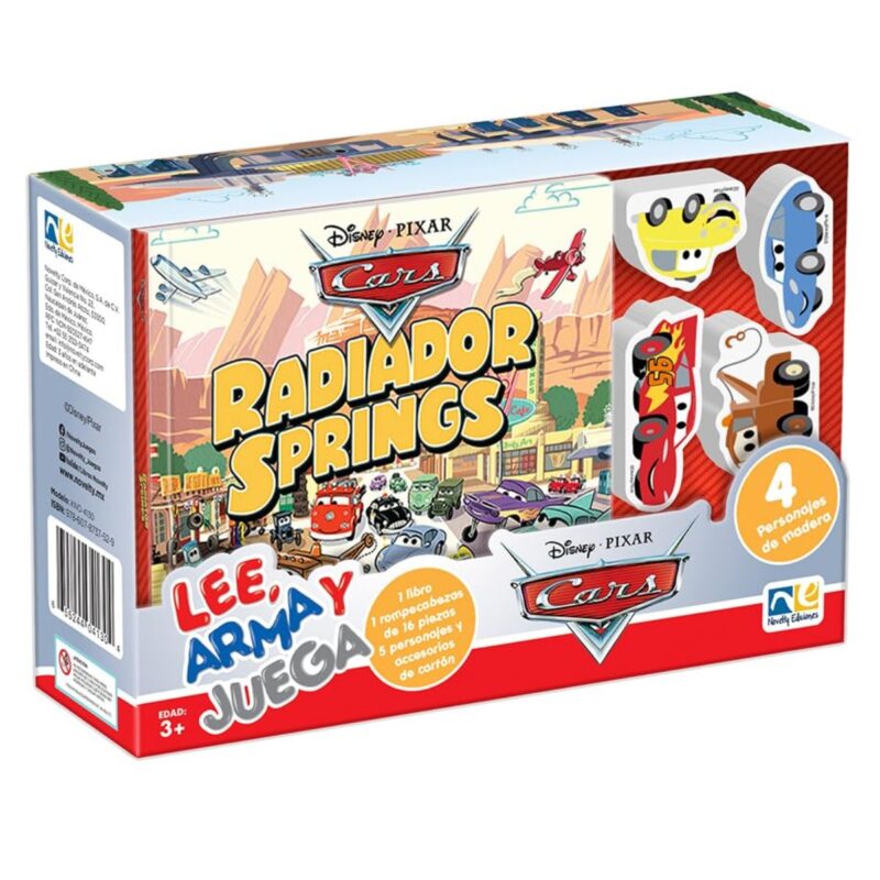 Libro Infantil Con Escenario Cars Novelty