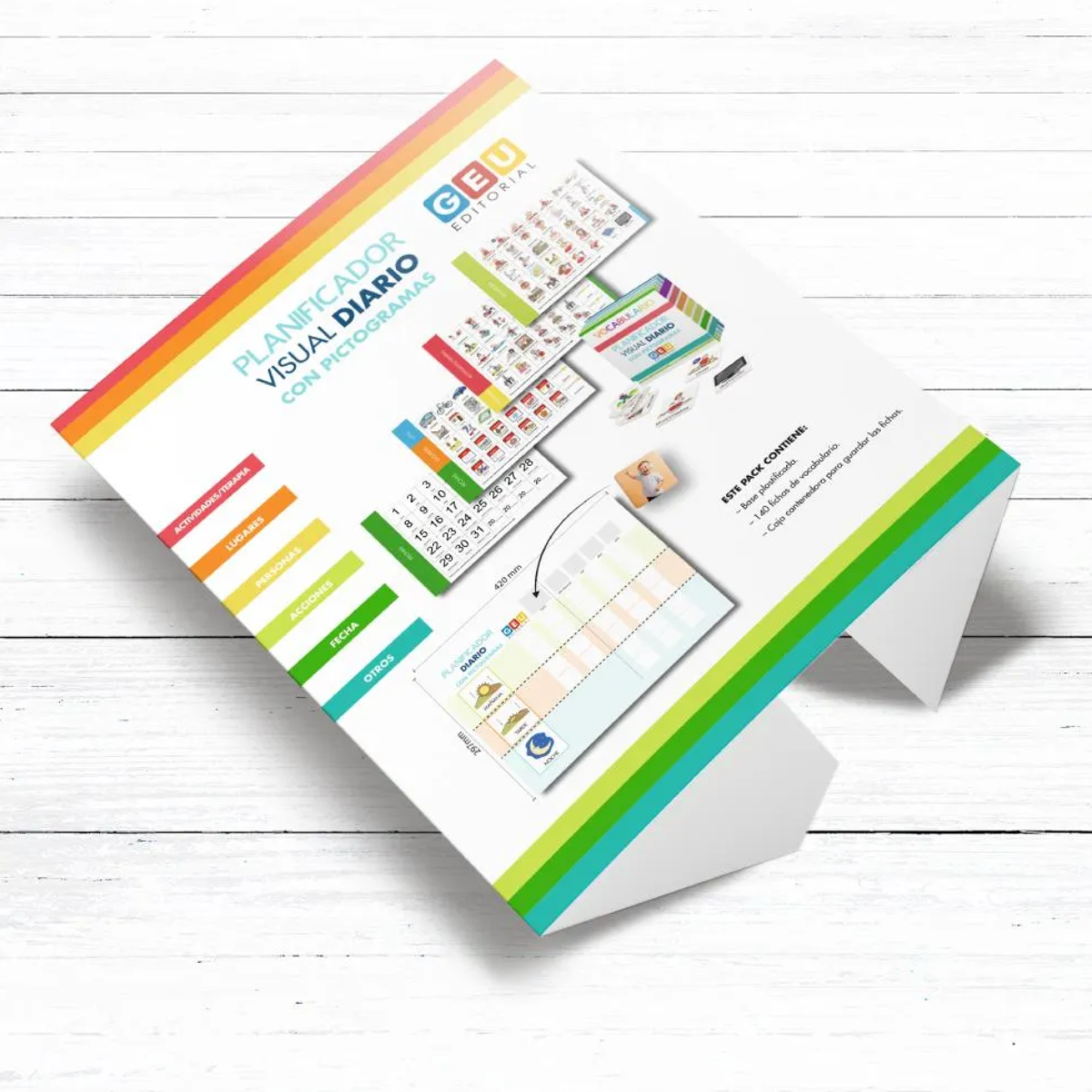 PLANIFICADOR VISUAL DIARIO CON PICTOGRAMAS - GEU EDITORIAL