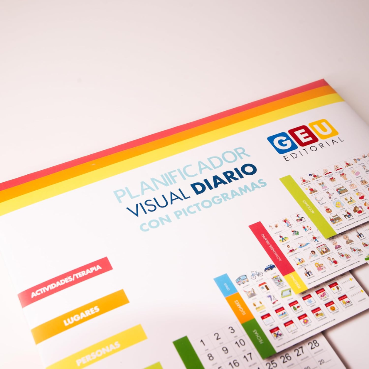PLANIFICADOR VISUAL DIARIO CON PICTOGRAMAS - GEU EDITORIAL