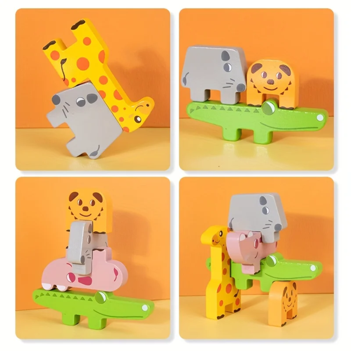 CLASIFICA Y APILA ANIMALES JUEGO MONTESSORI