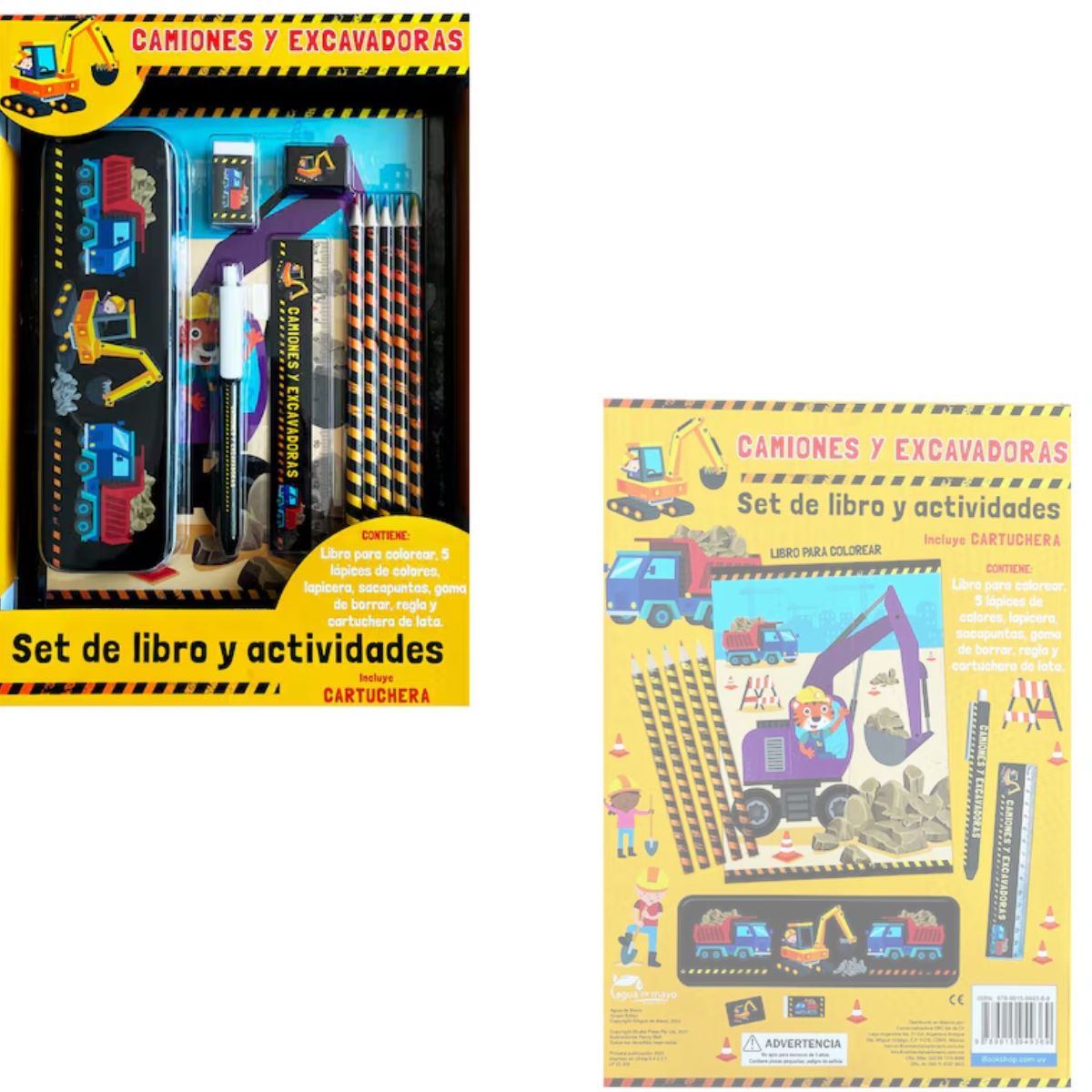Camiones y excavadoras Set de Actividades ¡Crea! - Imagen 3