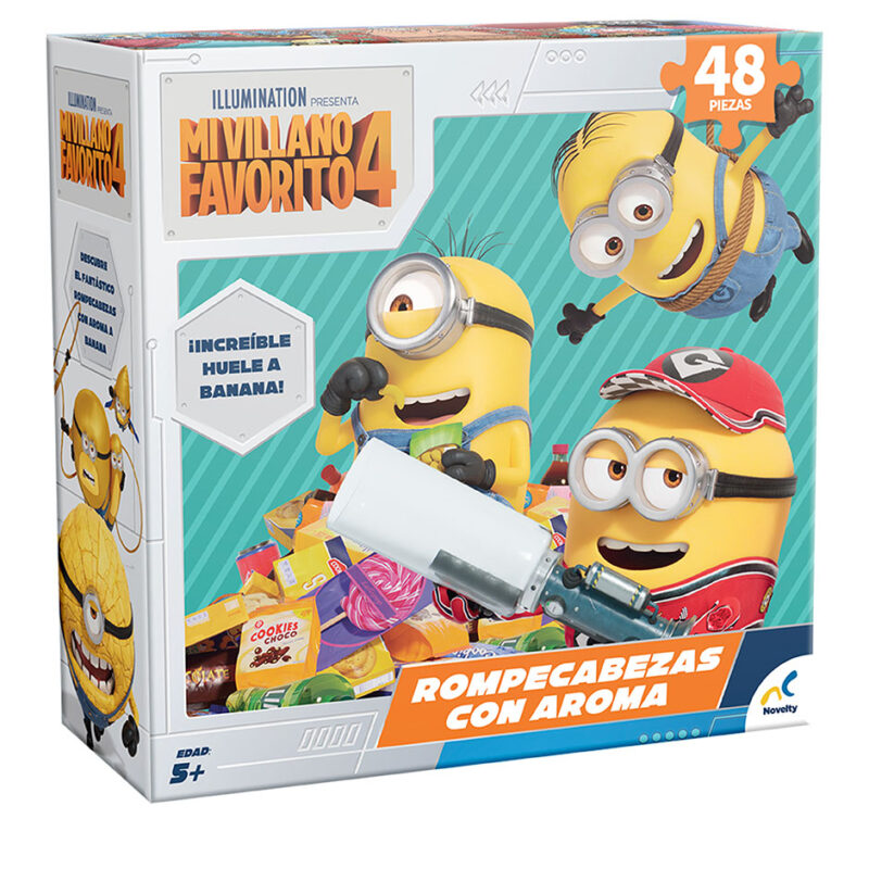 Rompecabezas con Aroma Mi Villano Favorito 4 de 48 piezas Novelty