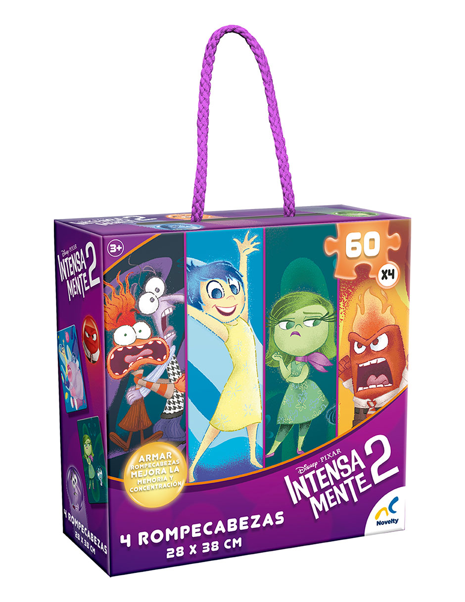 Rompecabezas 4 en 1 Intensamente 2 Novelty – Juguetes Didácticos ...