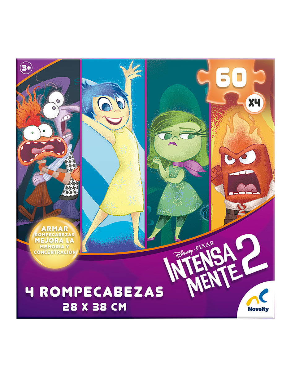 Rompecabezas 4 en 1 Intensamente 2 Novelty – Juguetes Didácticos ...
