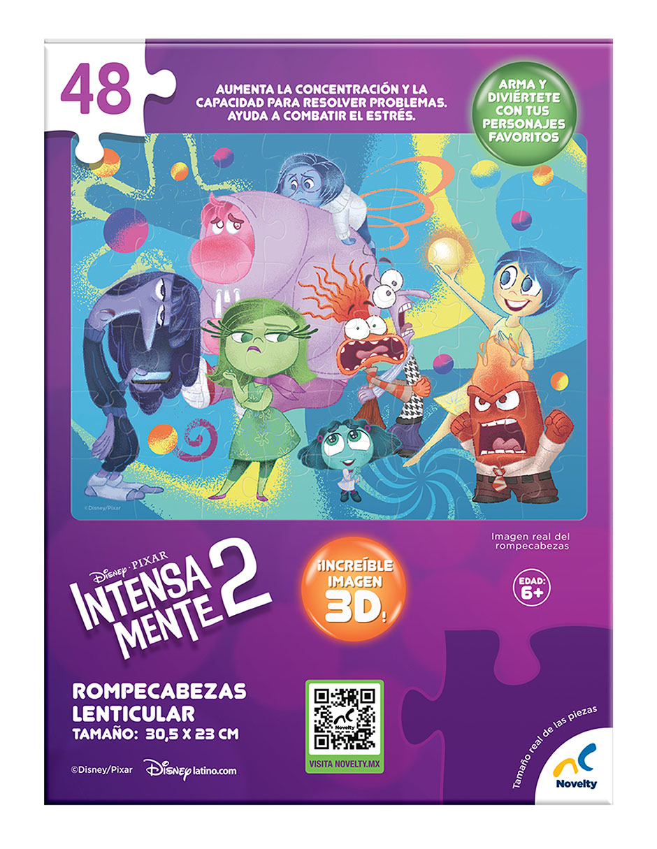 Rompecabezas Lenticular Intensamente 2 Novelty 48 piezas - Imagen 4