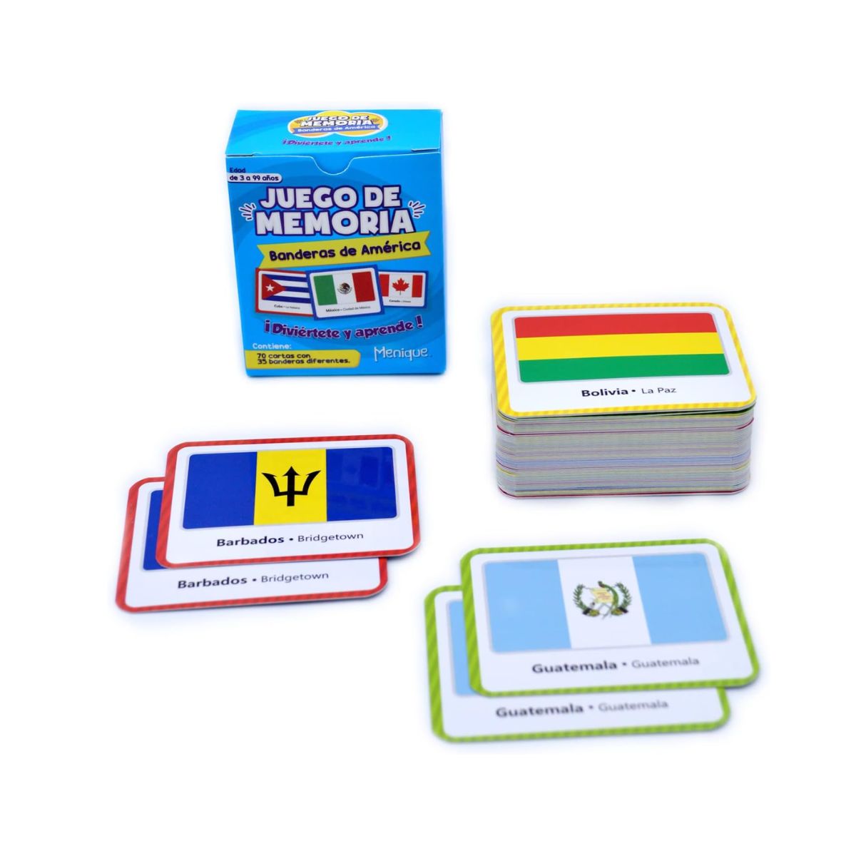 Juego de Memoria de Banderas de América - Imagen 5