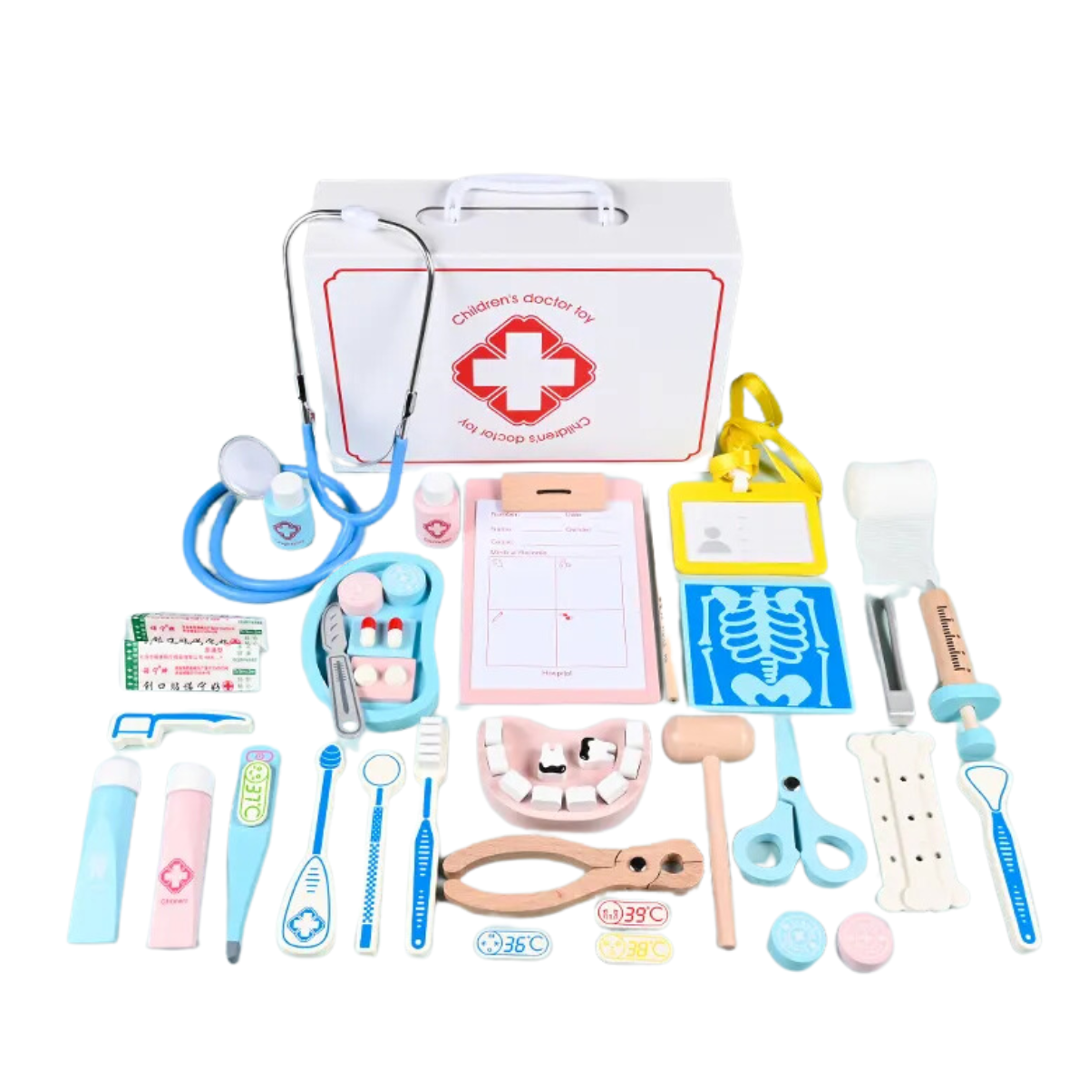 MALETIN DE DOCTOR O DENTISTA PARA NIÑOS JUEGO