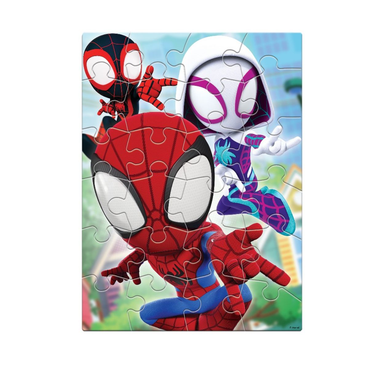 Rompecabezas Foil Spidey to the Power of 3 Novelty - Imagen 2