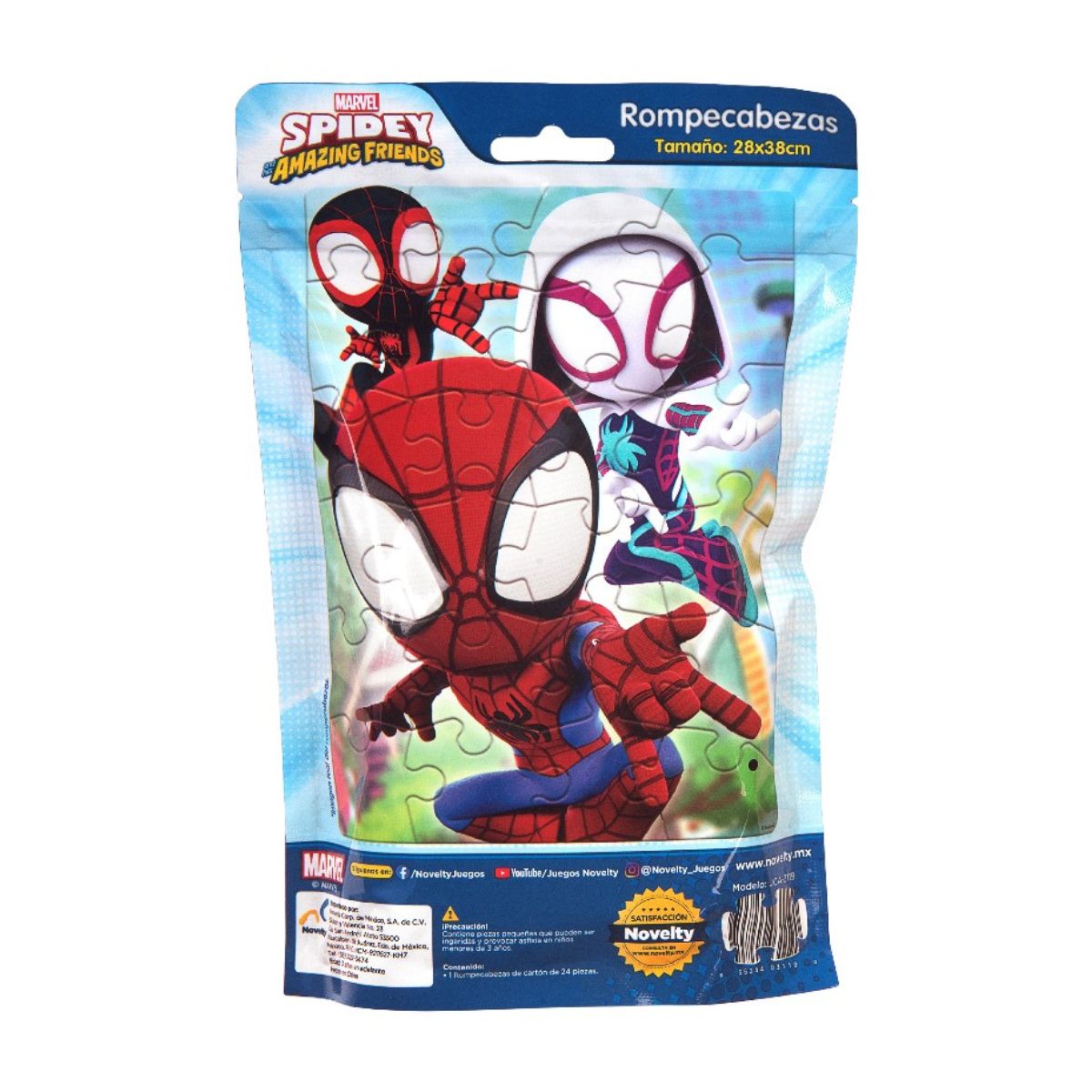 Rompecabezas Foil Spidey to the Power of 3 Novelty - Imagen 6