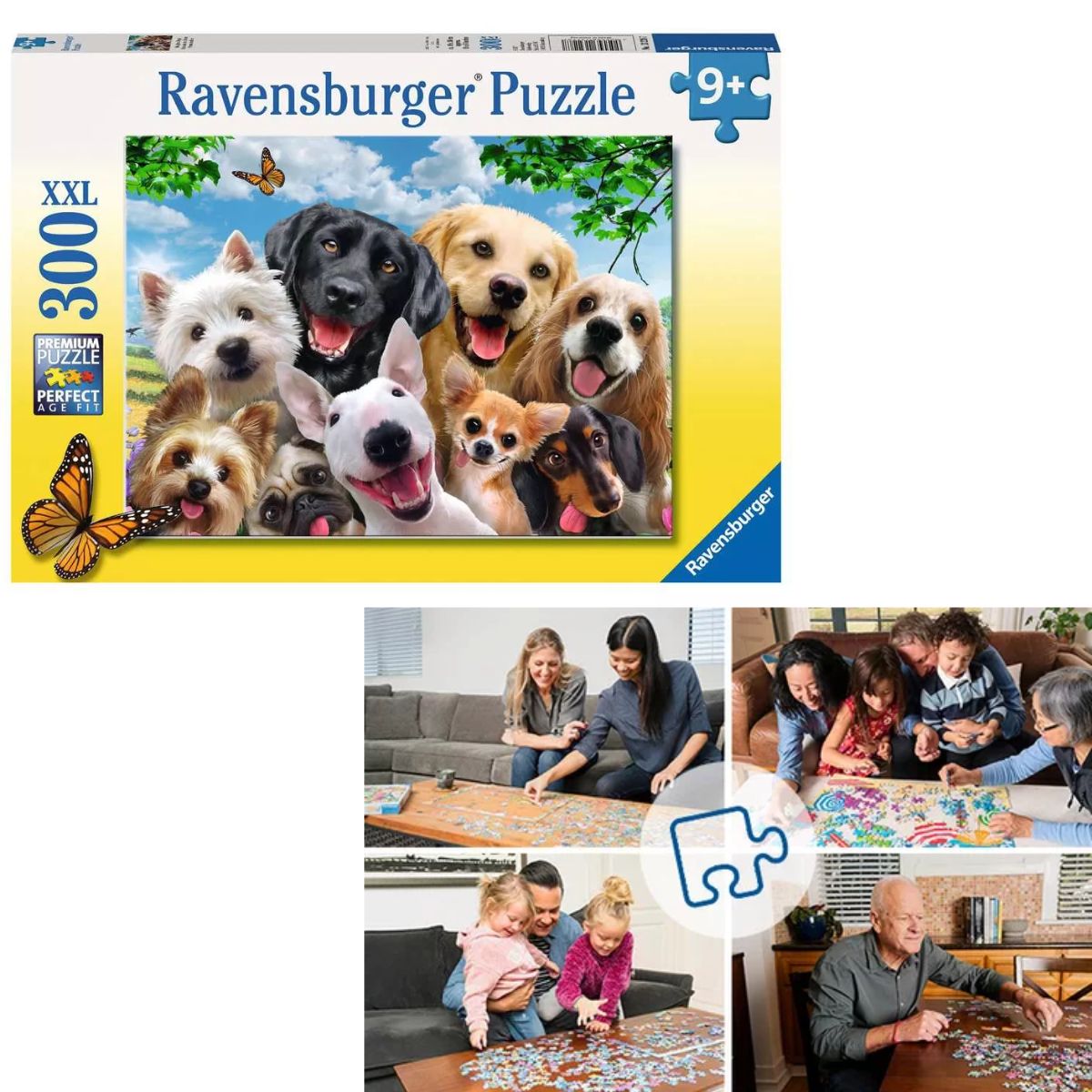 Rompecabezas Perros y más Perros 300 Piezas Ravensburguer - Imagen 4