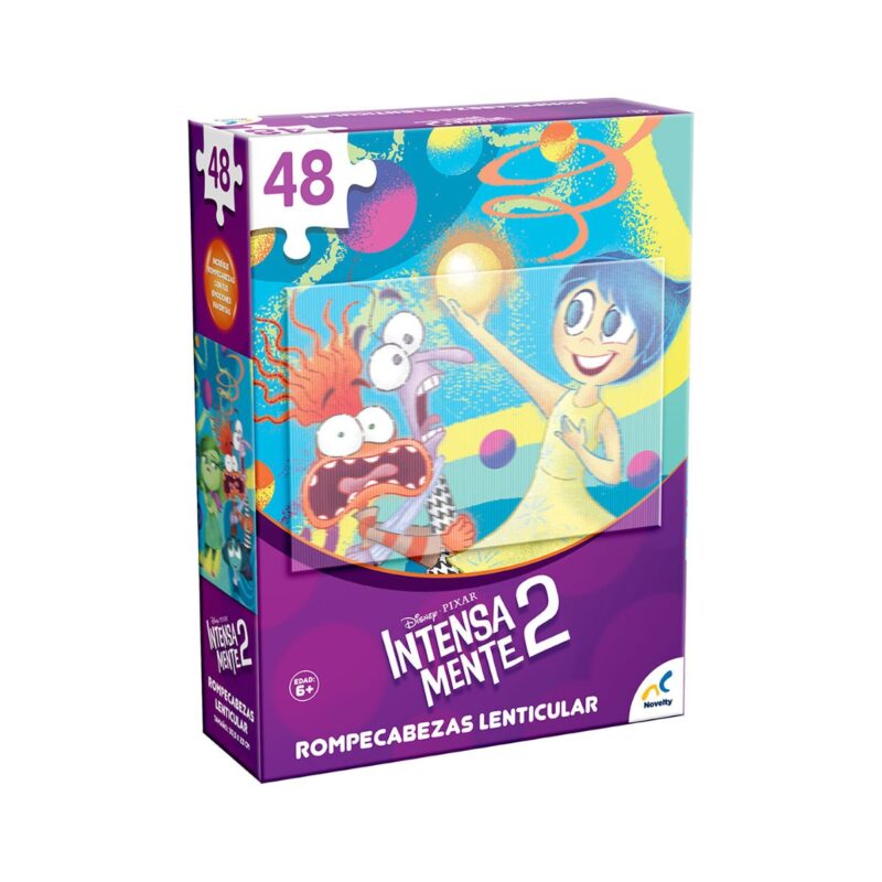 Rompecabezas Lenticular Intensamente 2 Novelty 48 piezas
