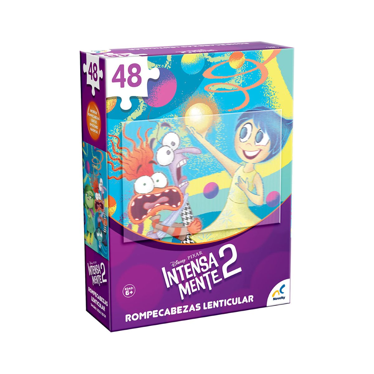 Rompecabezas Lenticular Intensamente 2 Novelty 48 piezas