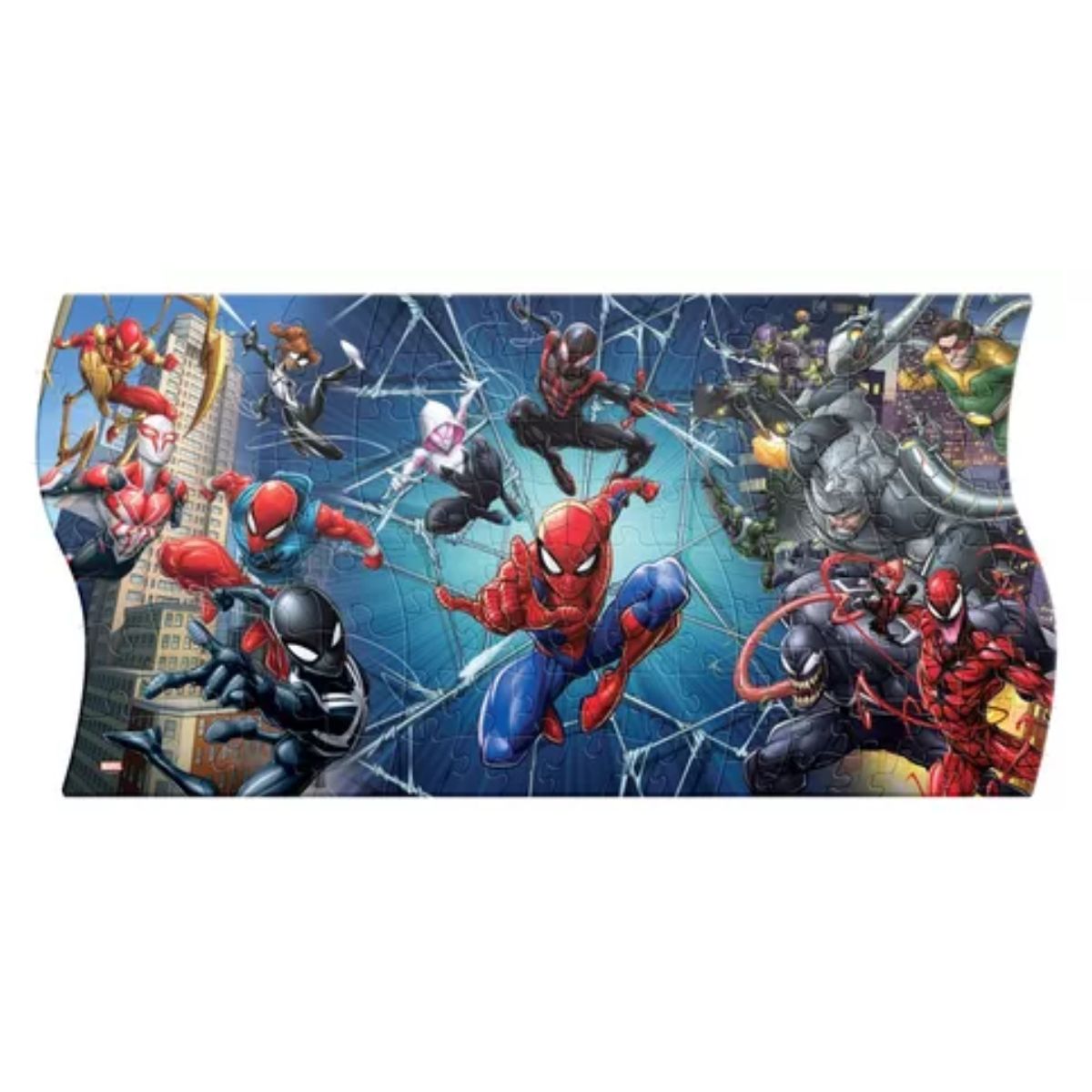 Rompecabezas 3 en 1 Panorámico Spiderman Caja Metálica Novelty - Imagen 5