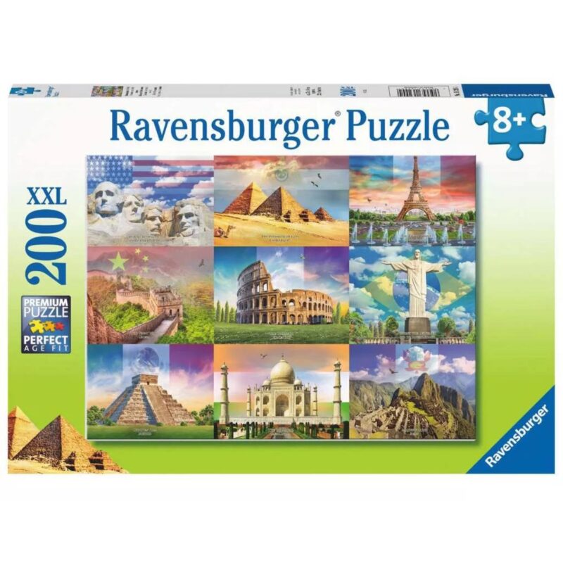 Rompecabezas 200 Piezas XXL Monumentos del Mundo Ravensburger