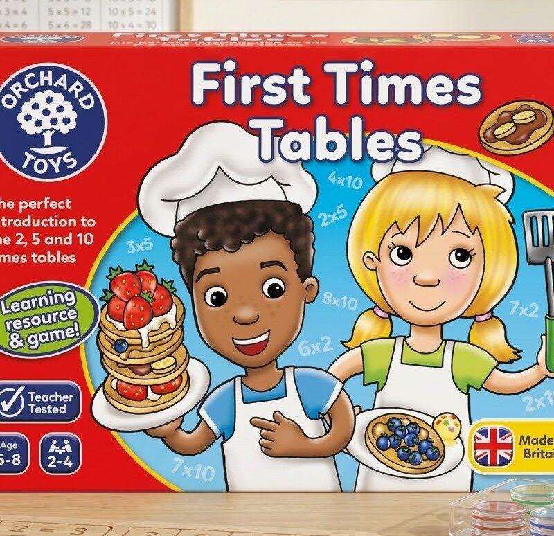 Juego de Mesa de Multiplicación First Times Tables Orchard Toys