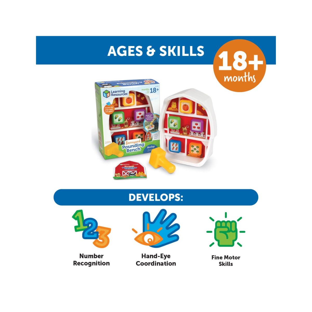 Banco con Martillo La Granja de Learning Resources - Imagen 5