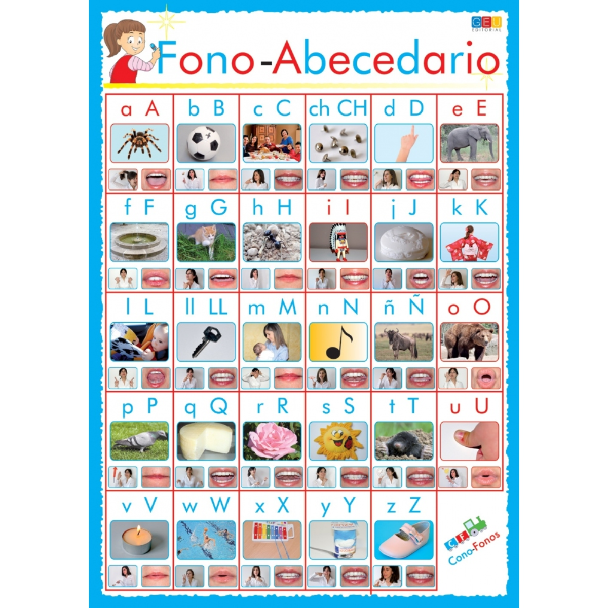 CONO FONOS 2 JUEGO CON SONIDOS - GEU EDITORIAL