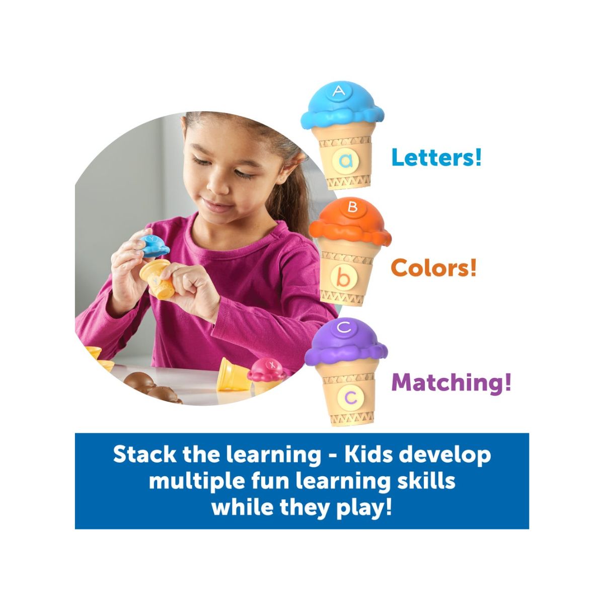 Mini Cono de Letras Learning Resources - Imagen 3